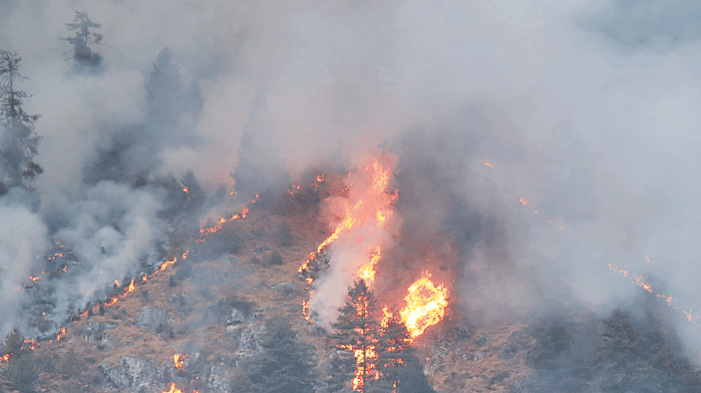 Climate change exacerbating wildfires