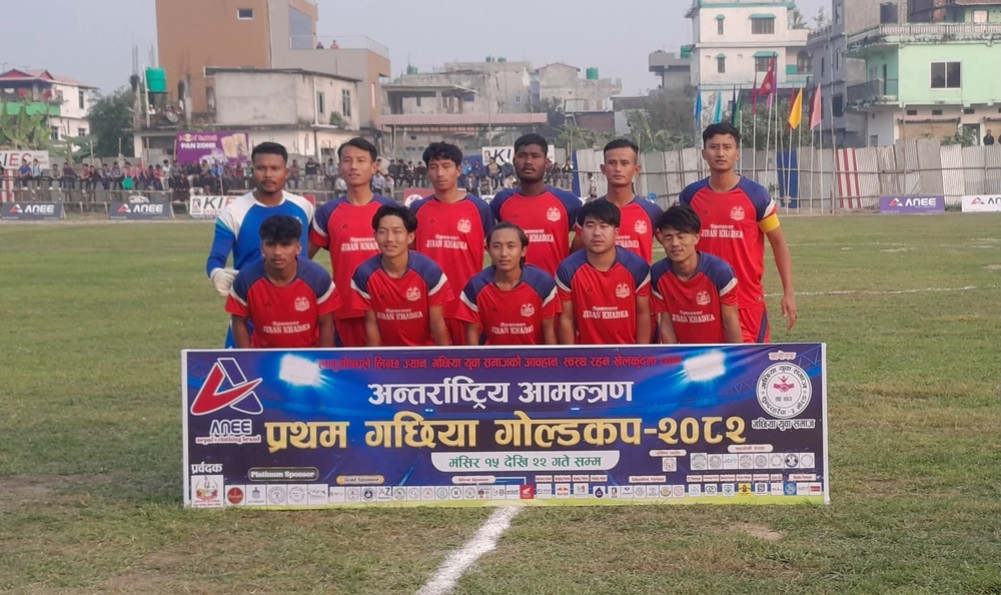 Gaighat United advances to semifinals of first Gachhiya Gold Cup