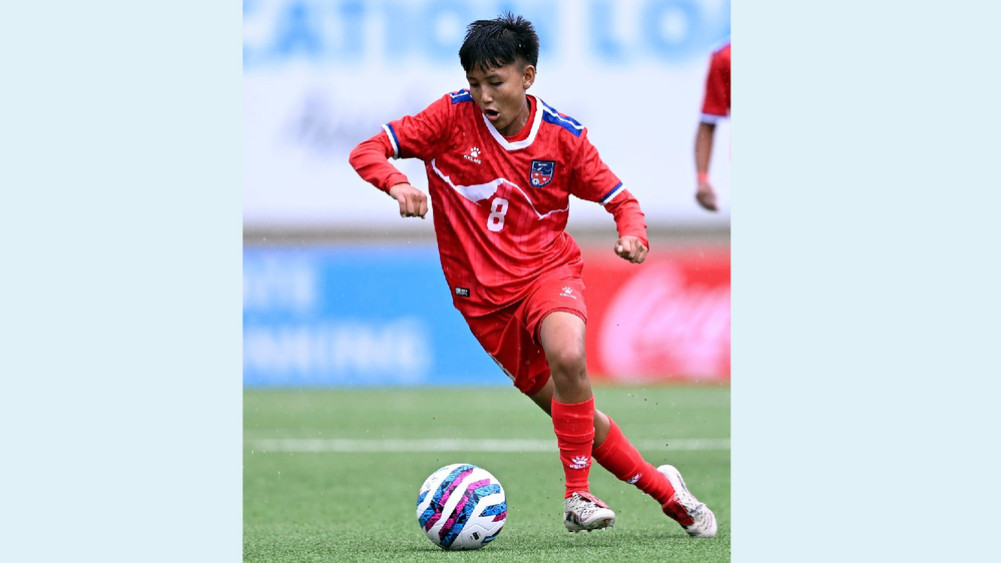 Nepal won on the goal of Sahara