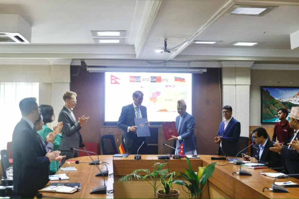 Signing of financial and technical cooperation agreement between Nepal and Germany