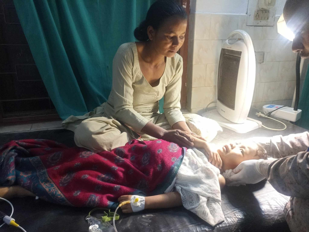 Child injured by leopard attack