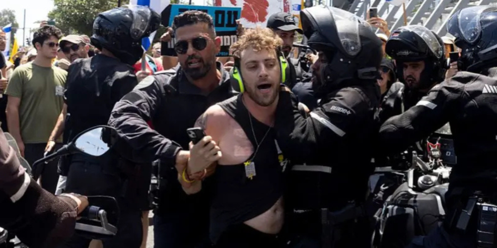 Demonstrations in Israel demanding a cease-fire in Gaza and the release of hostages
