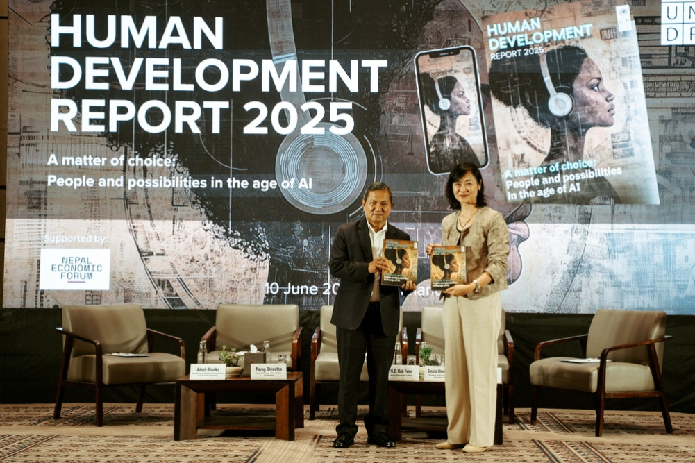 Nepal's improvement in human development index