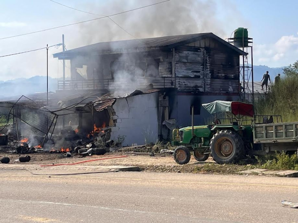 Zimba died of injuries sustained while fighting the fire