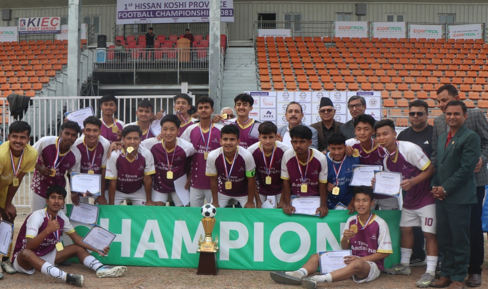 Hisan football title to Adarsh