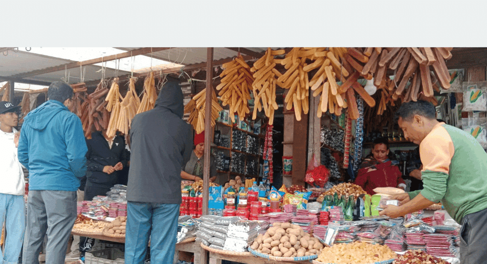Market of sweets produced in Elam to Kathmandu and India