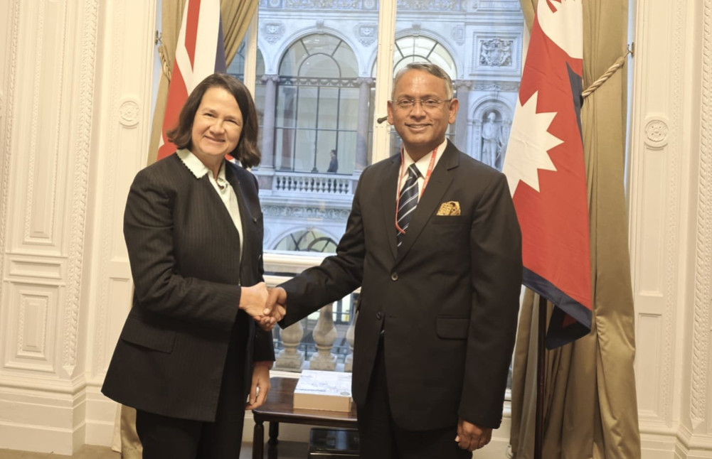 Ambassador Ghimire presented eight important agendas to the British government