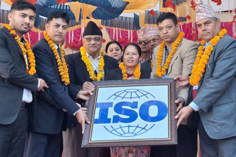 Palpa's Damkada Secondary School awarded international quality mark
