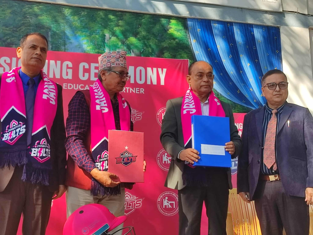 Janakpur Bolts and Hetauda College Management to collaborate again this year
