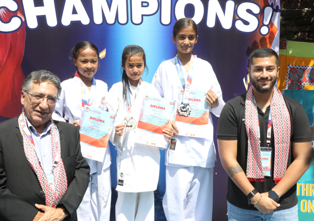 Indo-Nepal Karate starts, Anvi gets two golds