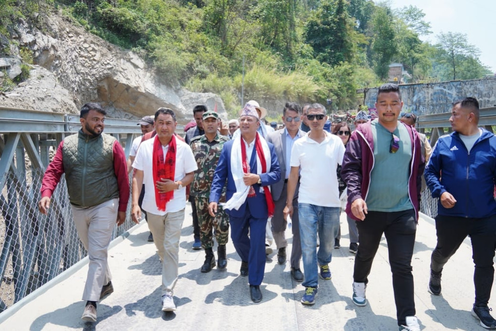 The government will start reconstruction of Melamchi and Helambu areas: Energy Minister Khadka