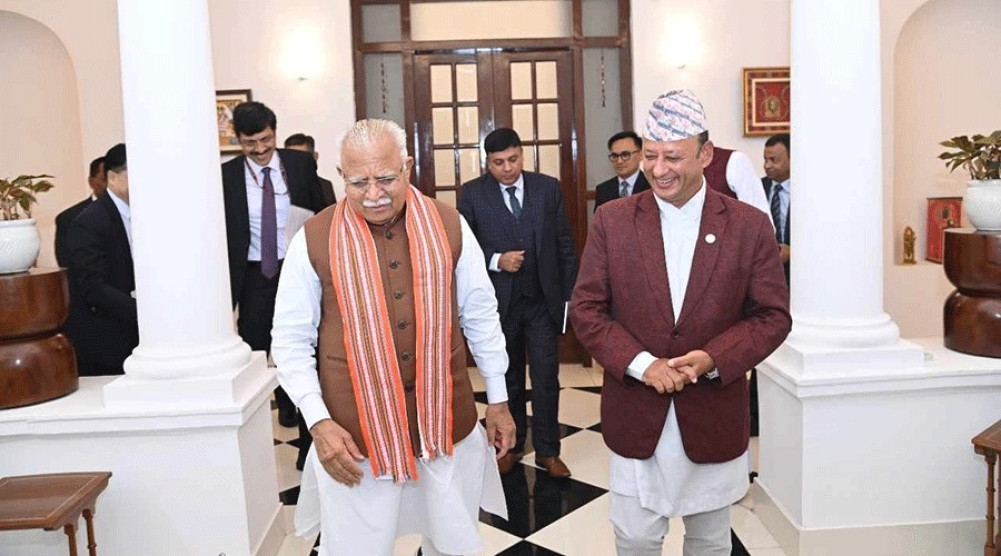 India's Electricity Minister Khattar is coming to Nepal