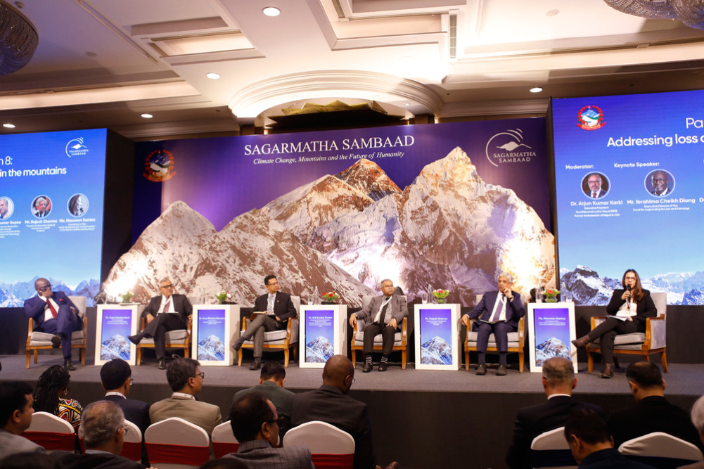 Base camp of 'Sagarmatha Samvad'