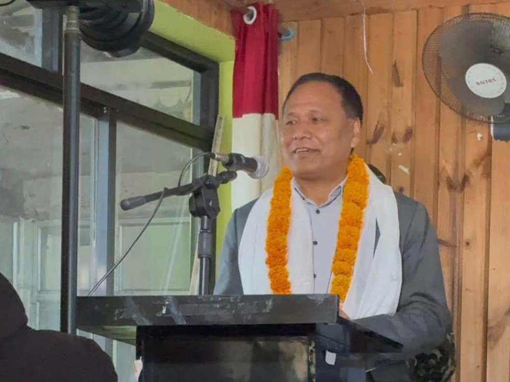 Elections will be held on the scheduled date: Minister Ghising