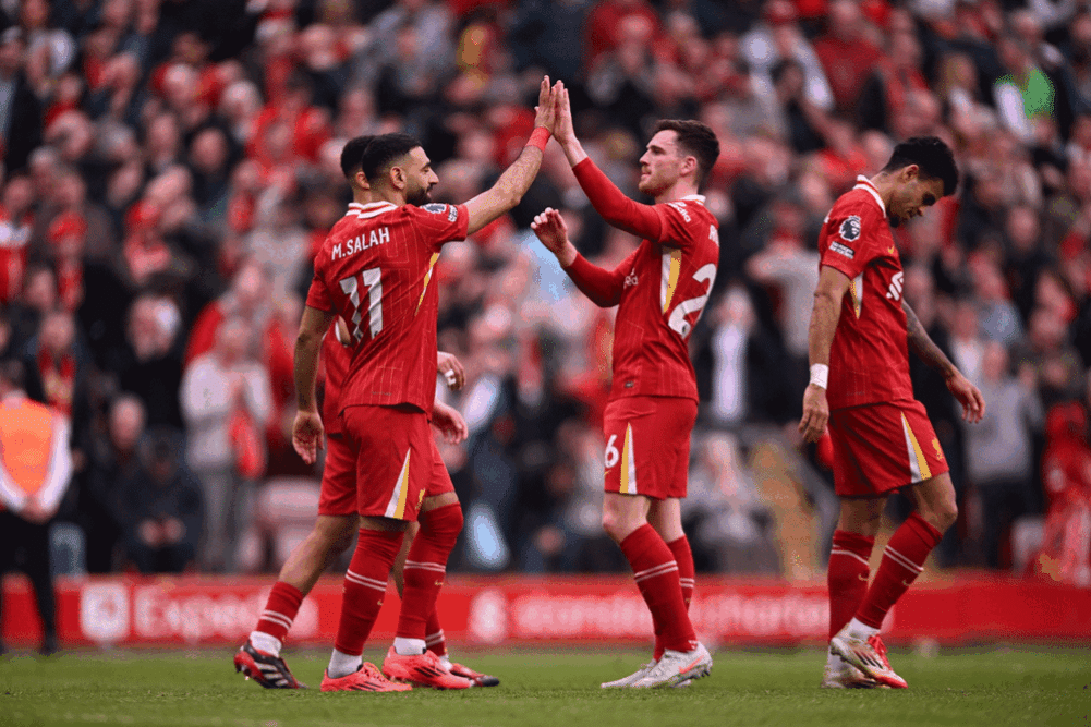Liverpool's lead is now 16 points