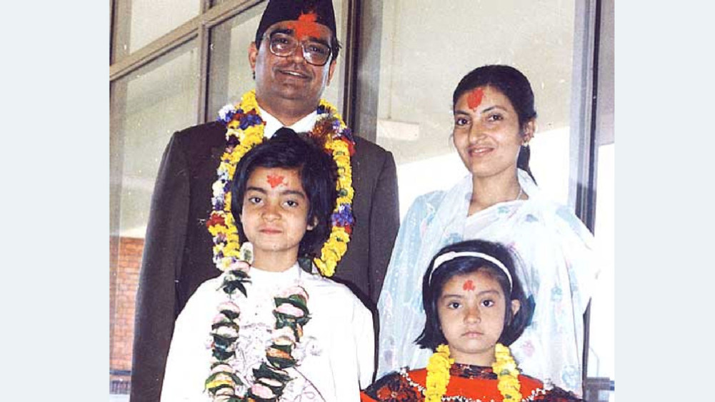 Tears give strength to Madan Bhandari's daughters