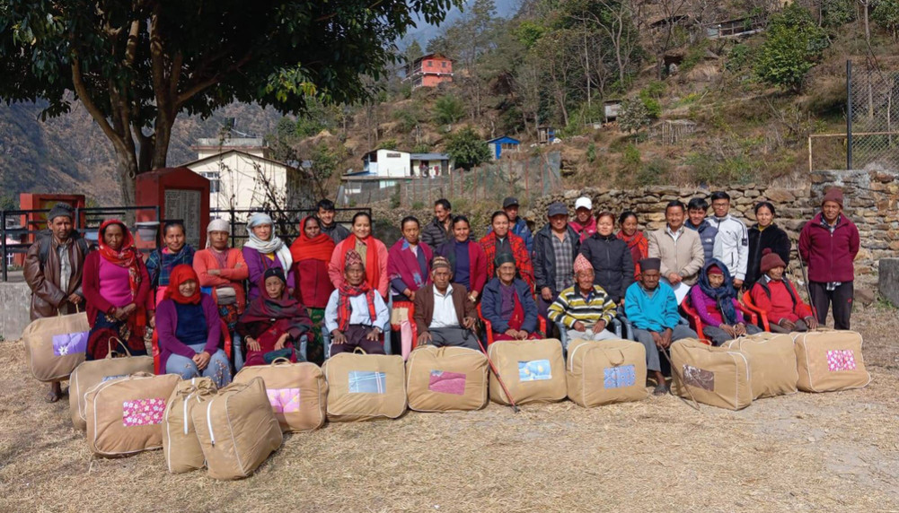 A warm welcome to the senior citizens of Masyangdi Rural Municipality