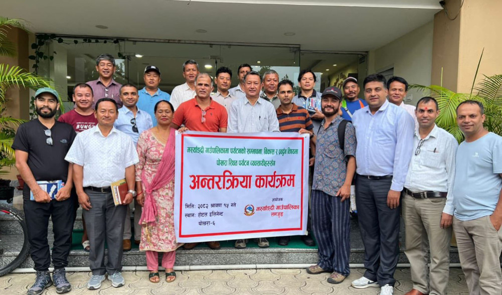 Pokhara reached Marsyangdi rural municipality to invite tourists