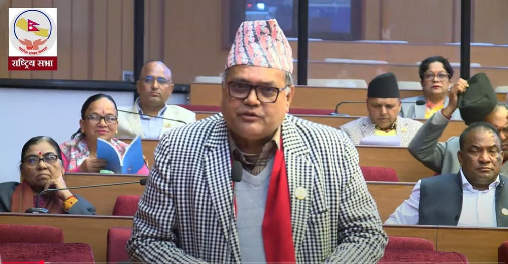 Maoist MP's question to Minister Choudhary: Is the 047 constitution implemented or has it been amended?