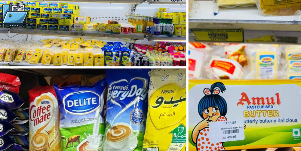 Dairy products with import bans everywhere in the market