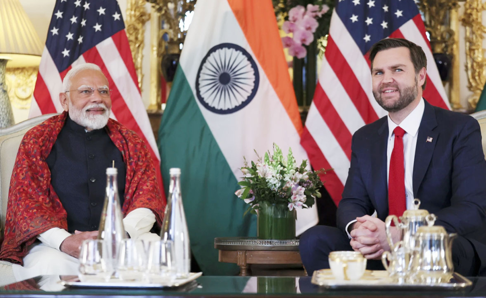Vance's visit to India focused on trade and geopolitics
