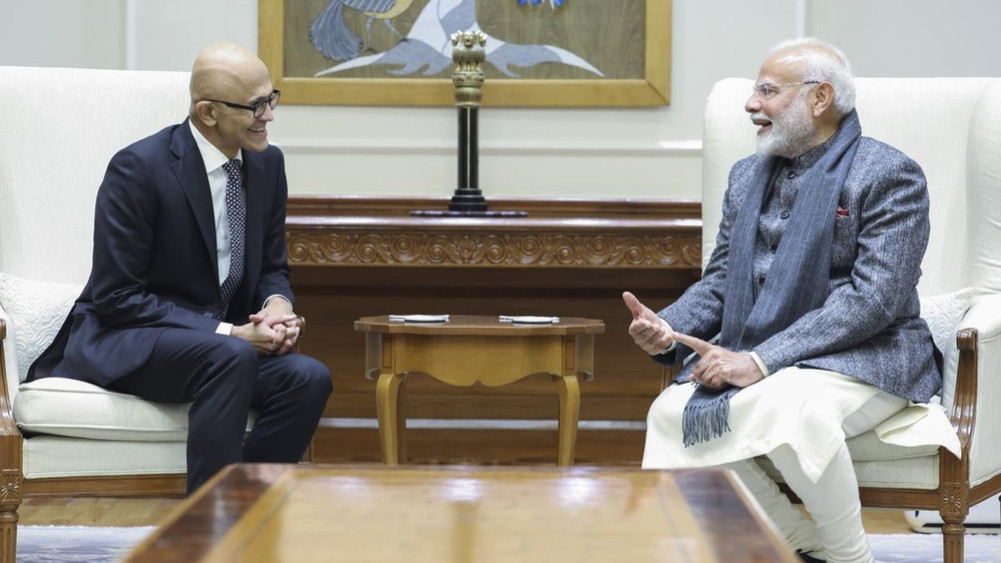 Microsoft investing $3 billion in India's AI infrastructure development