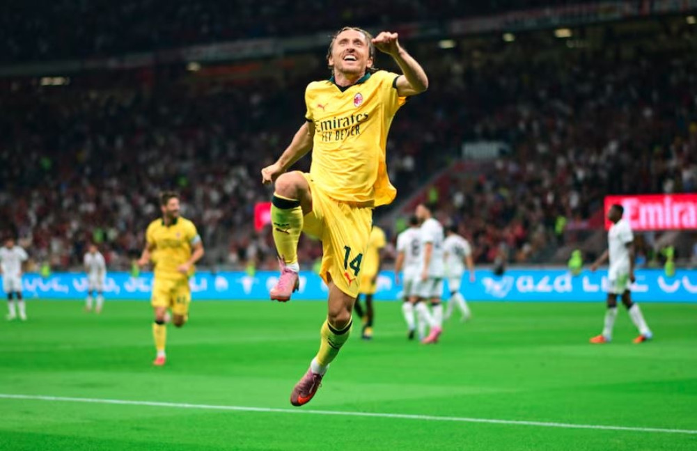 40-year-old Modric's goal