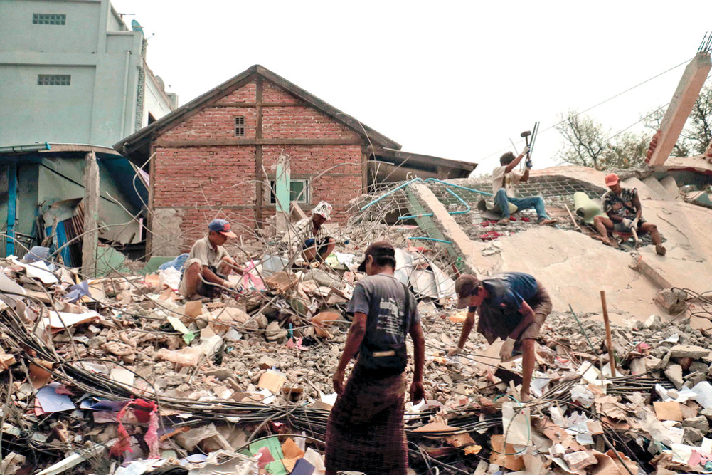 Myanmar earthquake kills 3,354
