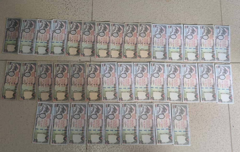 2 people arrested with 38 fake notes of 1000 rupees in Sunsari