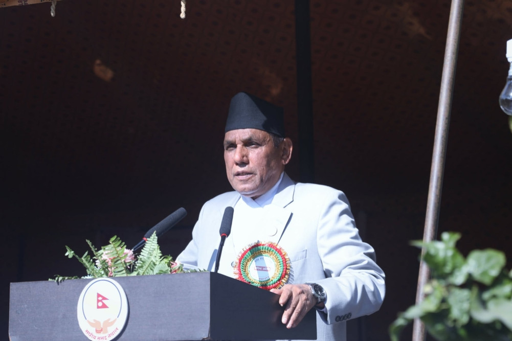 The government's main responsibility is to hold elections on the scheduled date: Chairman Dahal