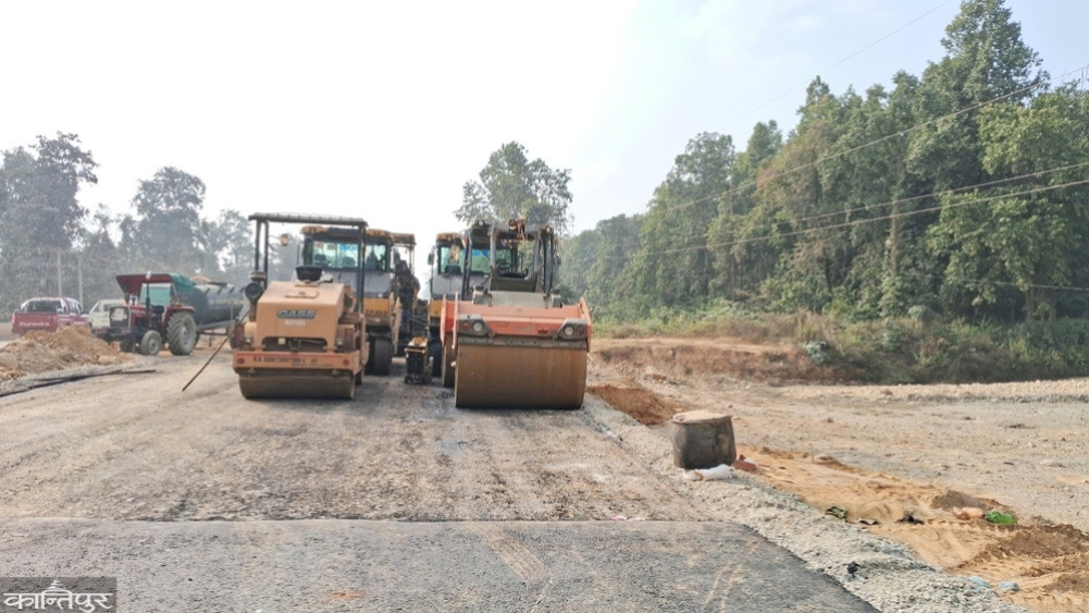 The road department plans to expand by breaking it into eight sections