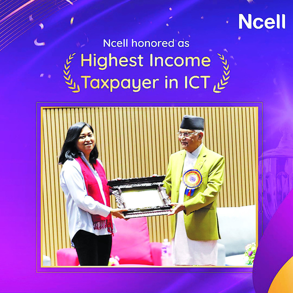 Since its inception, Ncell has paid 340 billion rupees in taxes