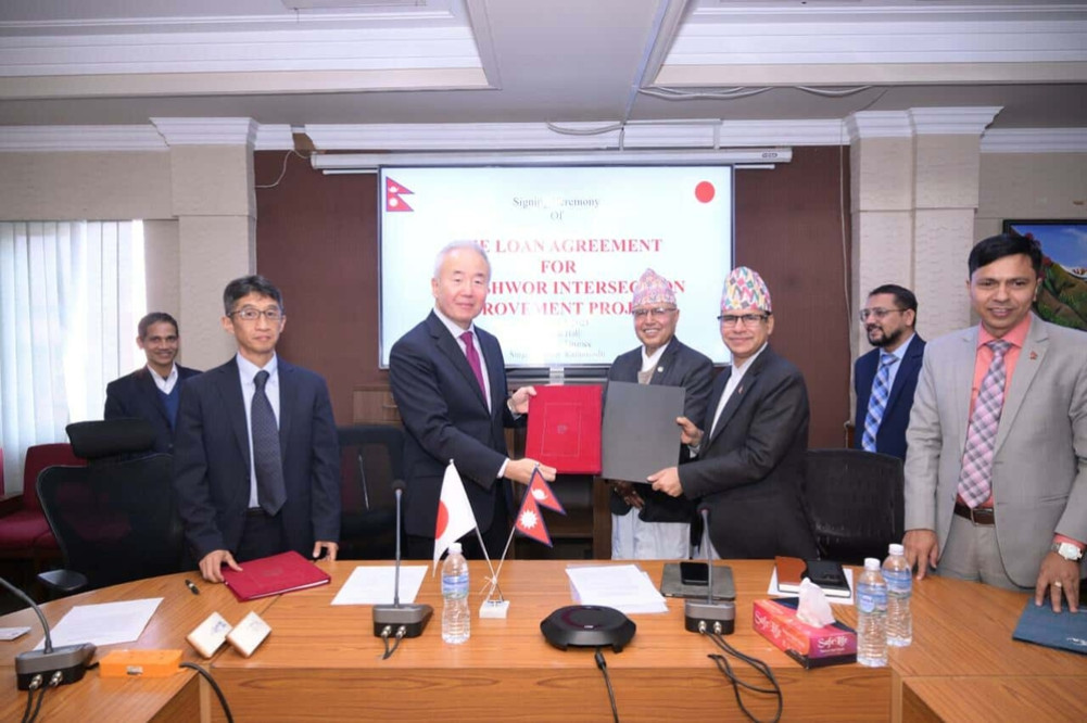 Loan agreement signed between the governments of Nepal and Japan