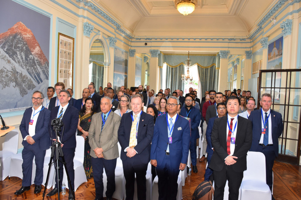 Urging British investors to invest in Nepal's technology sector
