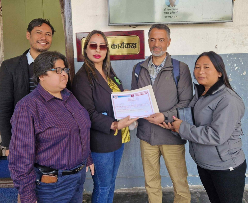 Numa Limbu, who is becoming restless from the cycle, is on a political flight.