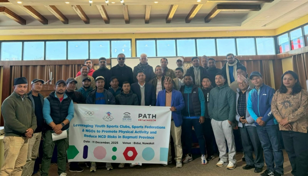Training program in Nuwakot on 'Sports for Health'