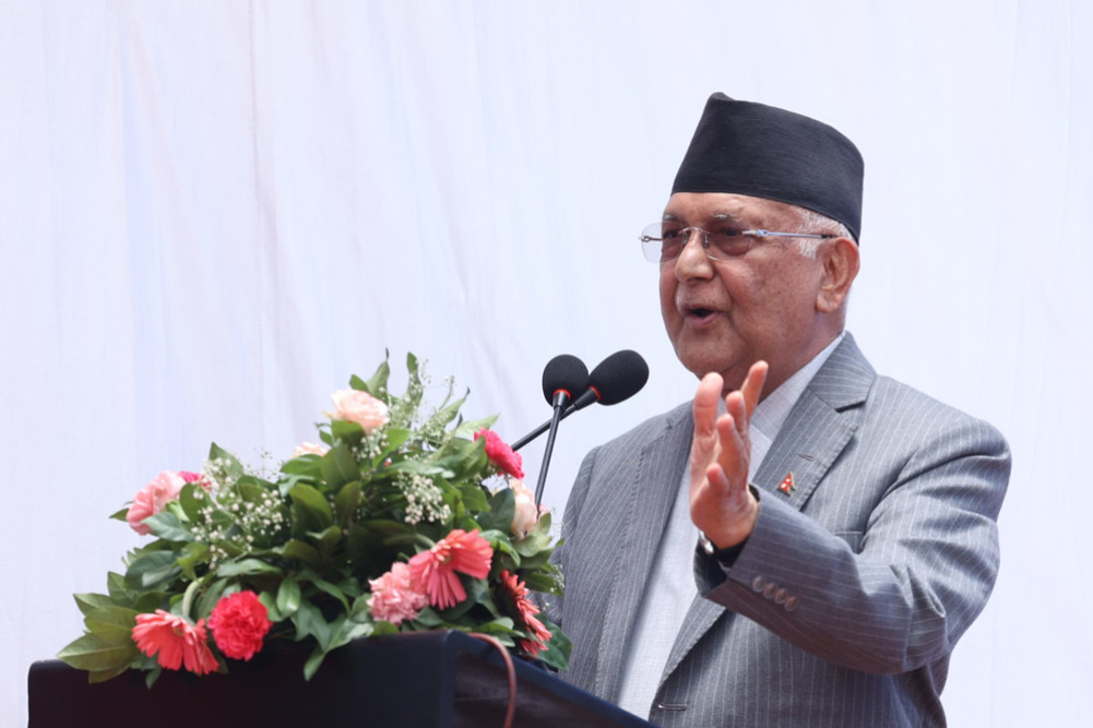 Progress is not possible without labor: Prime Minister Oli