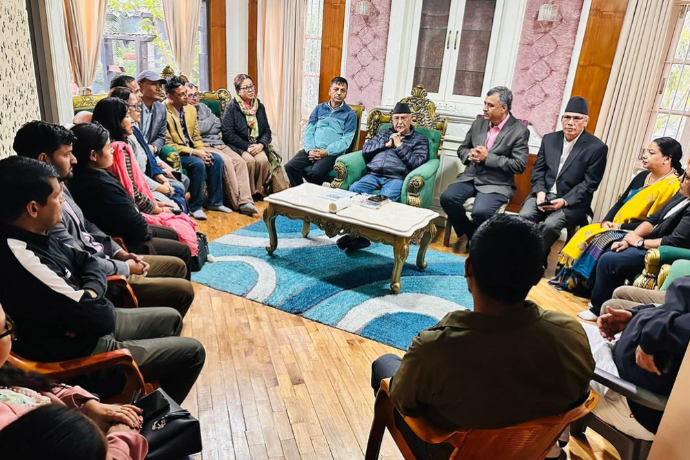 Oli proposes forming a new government with Gen-G and holding elections on Falgun 21