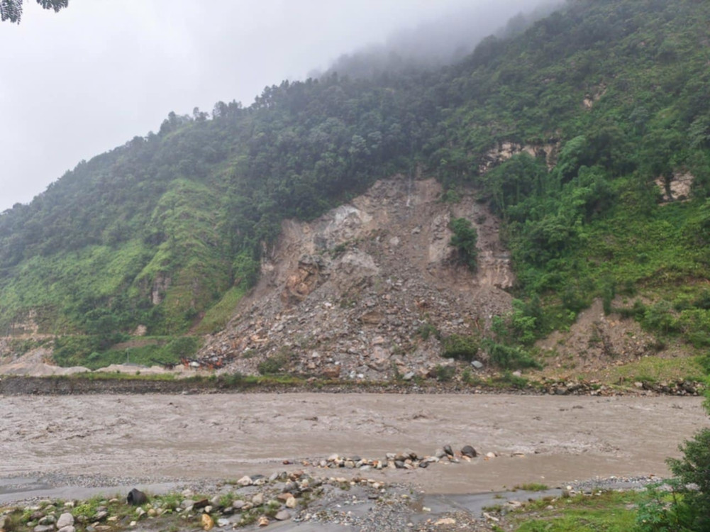 Kaligandaki Corridor blocked due to landslides