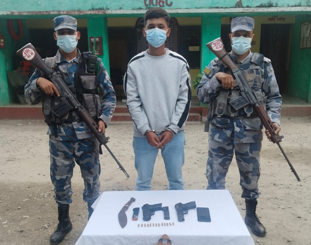 Youth arrested with state-of-the-art pistol in Rautahat