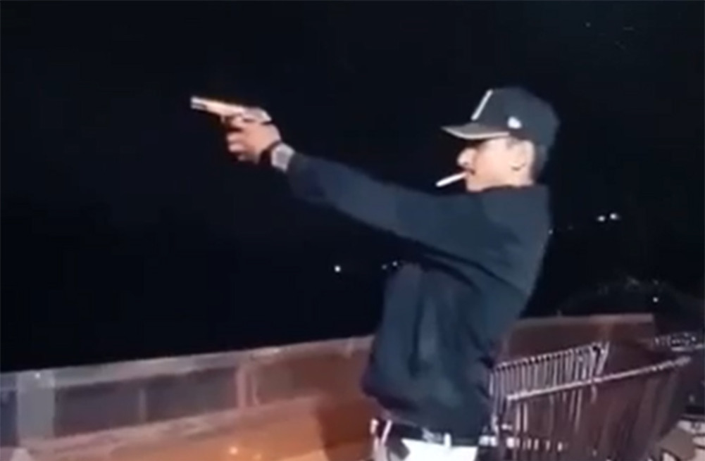 Two youths arrested for making video of firing stolen pistol on 24 Bhadra