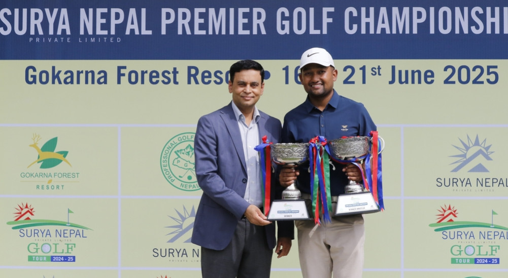 Amateur golfer Rahul won the Surya Nepal Premier Golf
