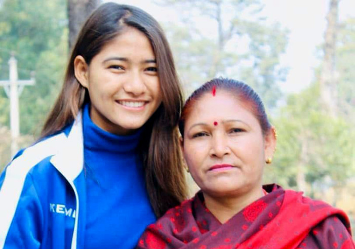 Anjana became a footballer due to her mother's efforts