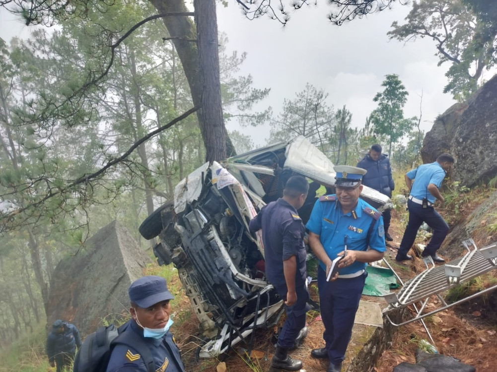 The injured of the Bhimphedi accident are being treated in Hetaunda