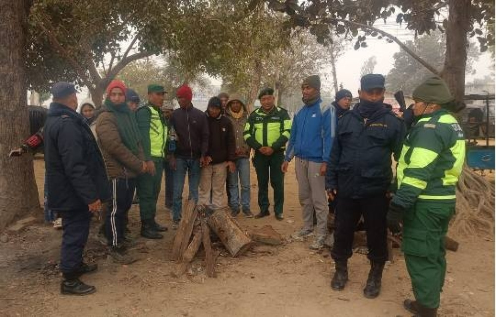 Provision of fire heating in public places in Kohalpur