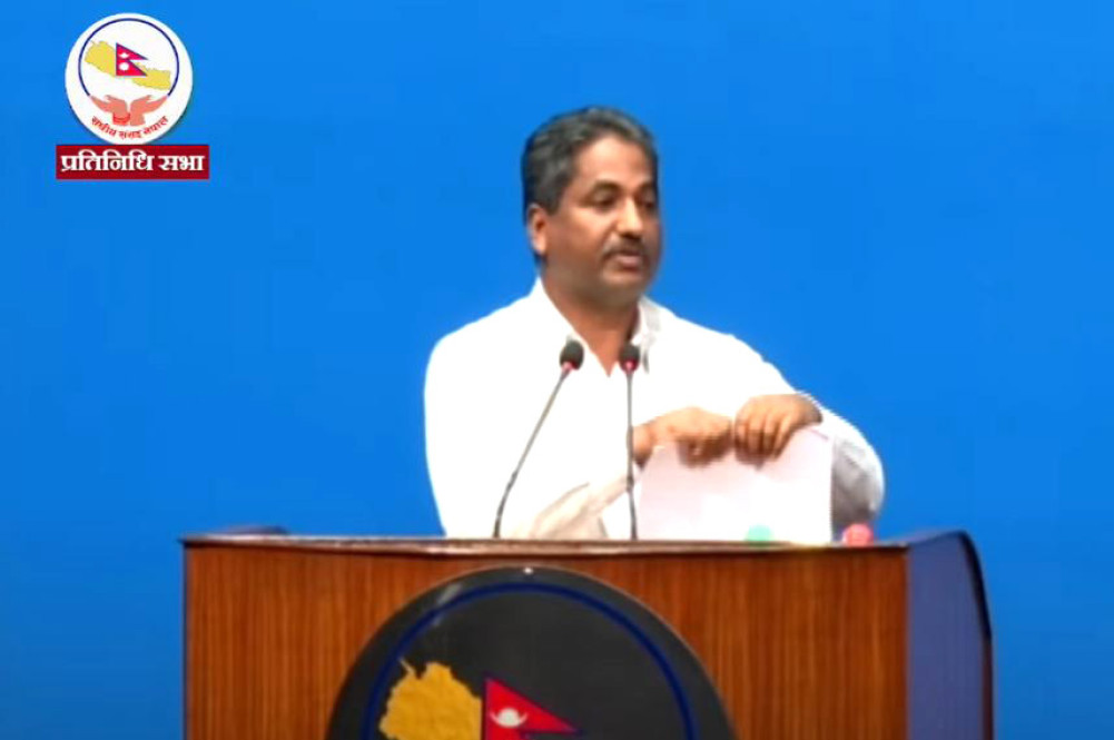 Prabhu Sah tore up the Civil Bill in Parliament's rostrum