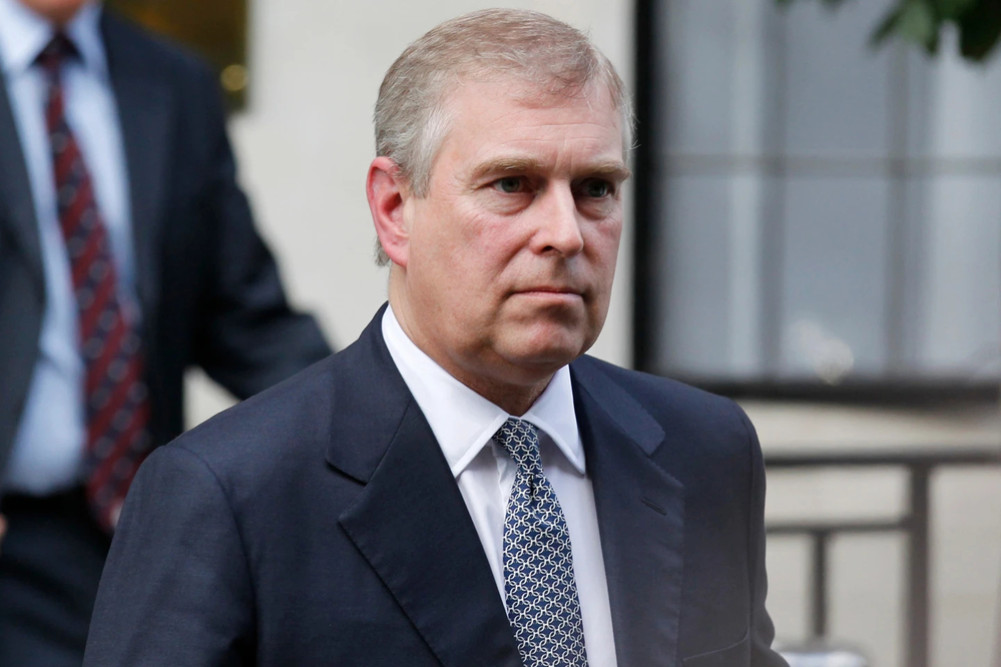 British Prince Andrew's crown has been stripped off