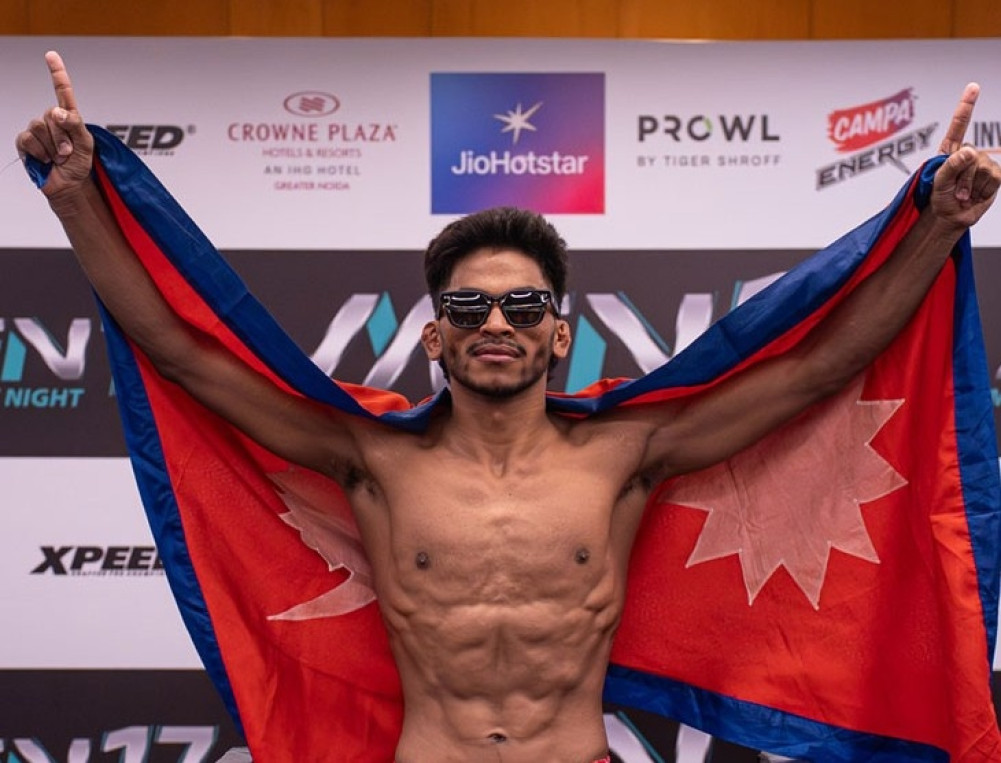 Ravindra Dhant MFN Bantamweight Champion of Nepal