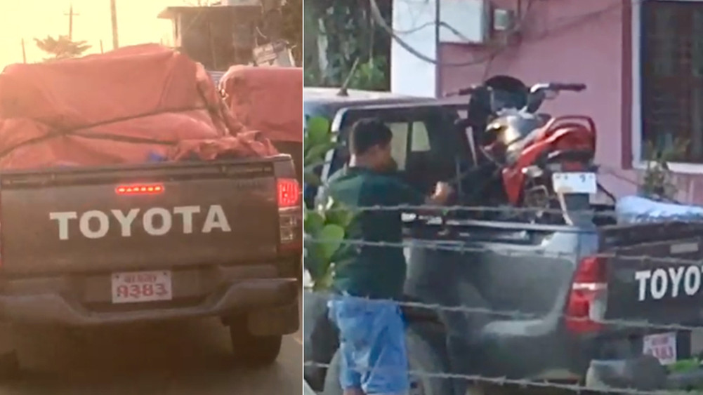 Vehicle auction in Milematoma: Video of the customs chief hiding a motorcycle goes viral