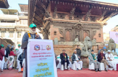 Yoga balances the body and mind: First President Yadav